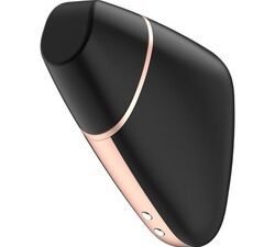 Satisfyer App Enabled Love Triangle Clit Massager Black