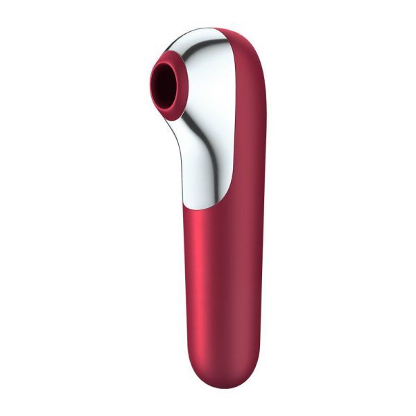 Satisfyer App Enabled Dual Love Clitoral Massager Red - Image 3