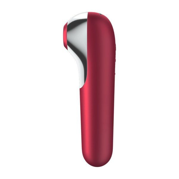 Satisfyer App Enabled Dual Love Clitoral Massager Red - Image 5