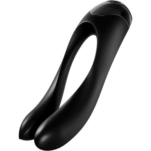Satisfyer Candy Cane Finger Vibrator Black - Image 2