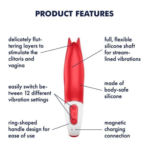 Satisfyer Power Flower Clitoral Vibrator - Image 5