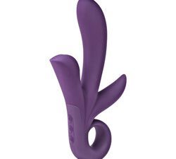 ToyJoy Trinity Triple Pleasure Vibrator Purple