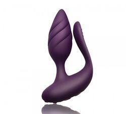 Rocks Off Cocktail Remote Control Couple's Vibe Purple
