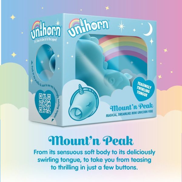 Unihorn Mount'n Peak Twirling Tongue Unicorn Vibe - Image 4