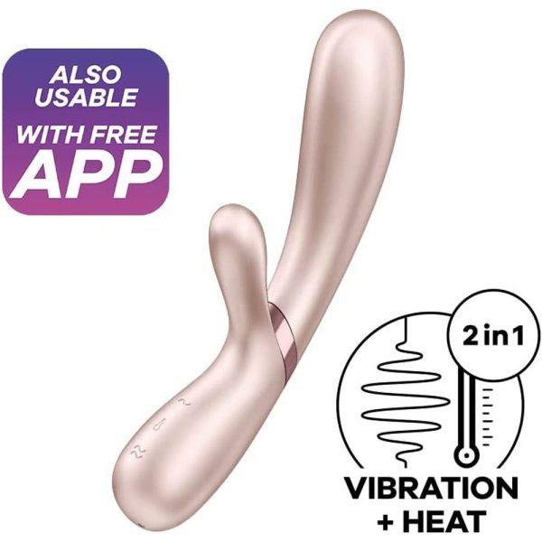 Satisfyer Hot Lover Warming Vibrator With App Control Pink - Image 3