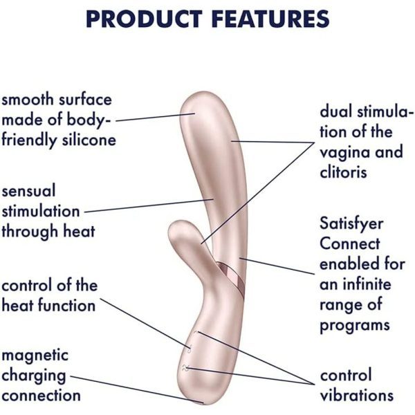 Satisfyer Hot Lover Warming Vibrator With App Control Pink - Image 4