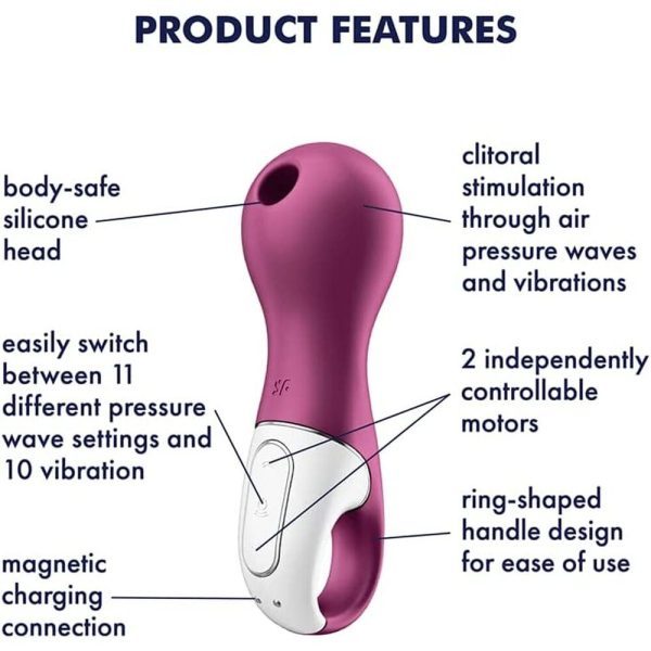 Satisfyer Lucky Libra Air Pulse Stim and Vibe - Image 4