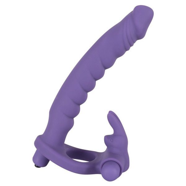Los Analos Double Delight Vibrating Dildo And Cock Ring - Image 3
