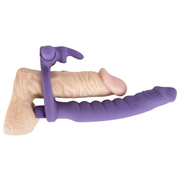 Los Analos Double Delight Vibrating Dildo And Cock Ring - Image 4