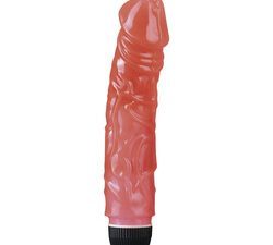 Jelly Vibrator Glitter Pink