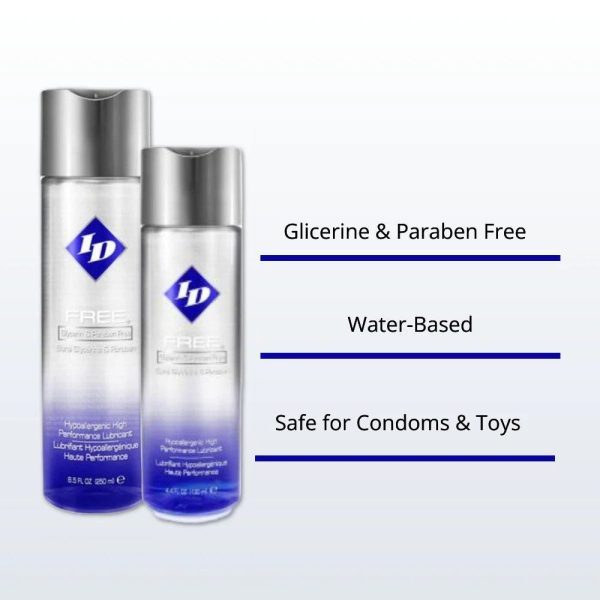ID Free Hypoallergenic Waterbased Lubricant 130ml - Image 3