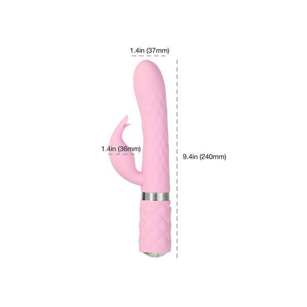 Pillow Talk Lively Rabbit Vibrator Pink - Image 3