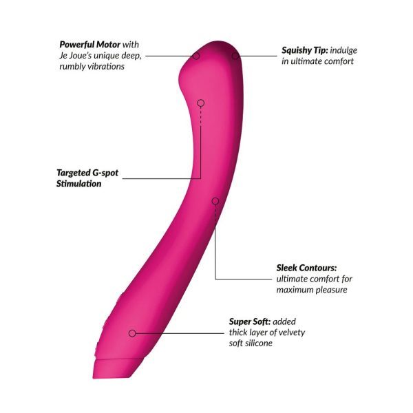 Je Joue Juno Sleek G-Spot Vibrator Fuchsia - Image 4