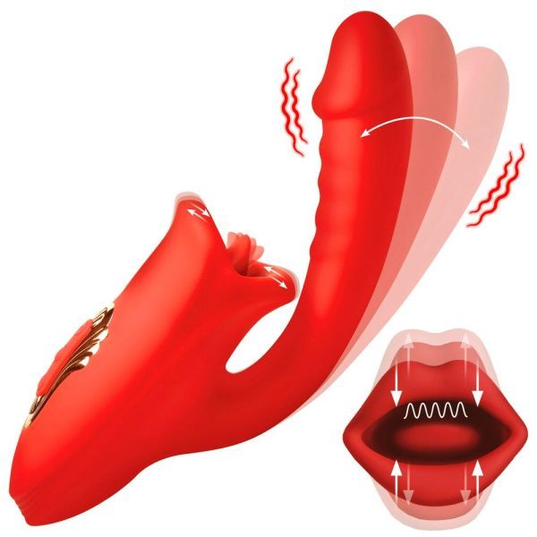 Play Hard Deep Kiss Kissing Silicone Rabbit - Image 2
