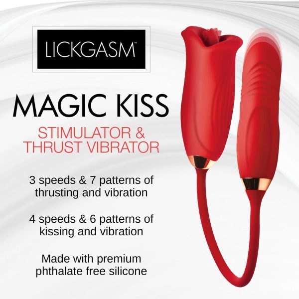 Play Hard Magic Kiss Clitoral Stim and Thursting Vibe - Image 5