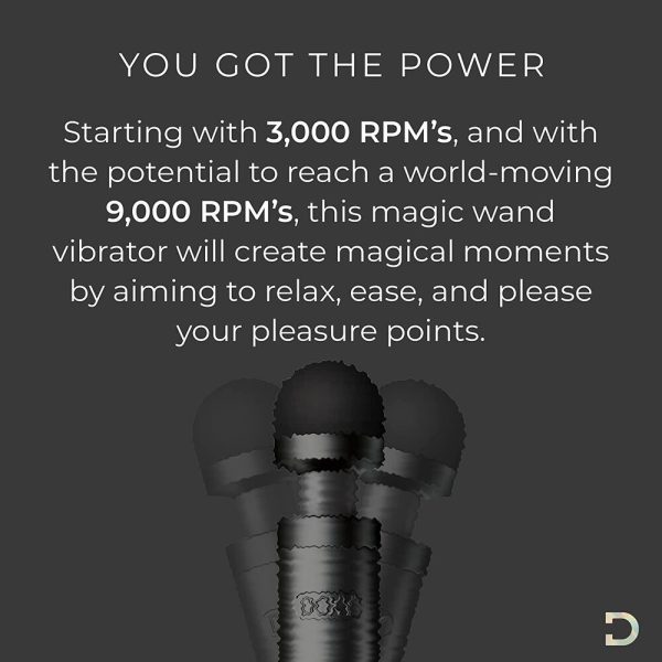 Doxy Die Cast 3 Rechargeable Wand Matte Black - Image 3