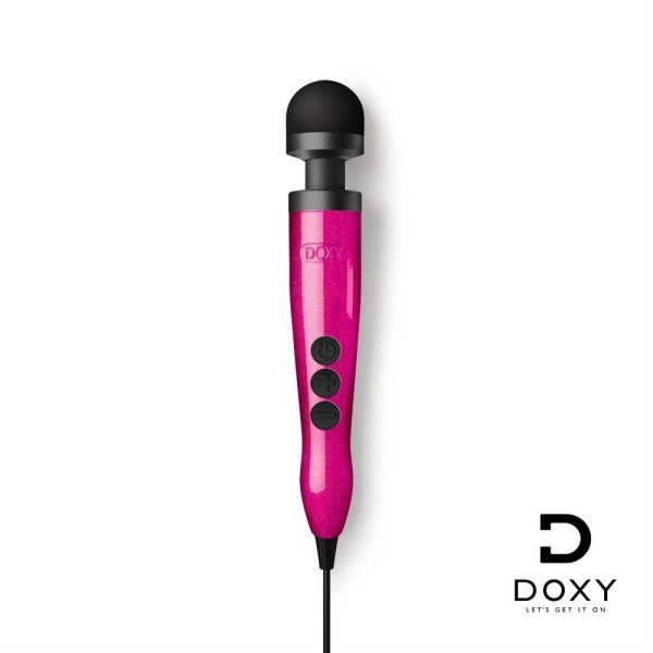 Doxy Die Cast Wand Massager 3 HOT PINK - Image 2