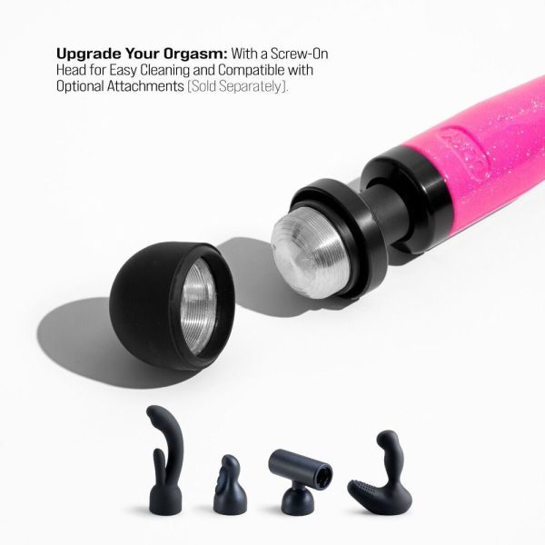 Doxy Die Cast Wand Massager 3 HOT PINK - Image 4