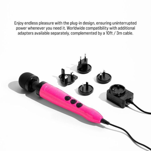 Doxy Die Cast Wand Massager 3 HOT PINK - Image 5