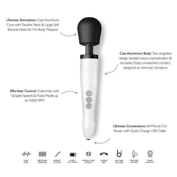 Doxy Die Cast Wand Rechargeable Star Dust - Image 3