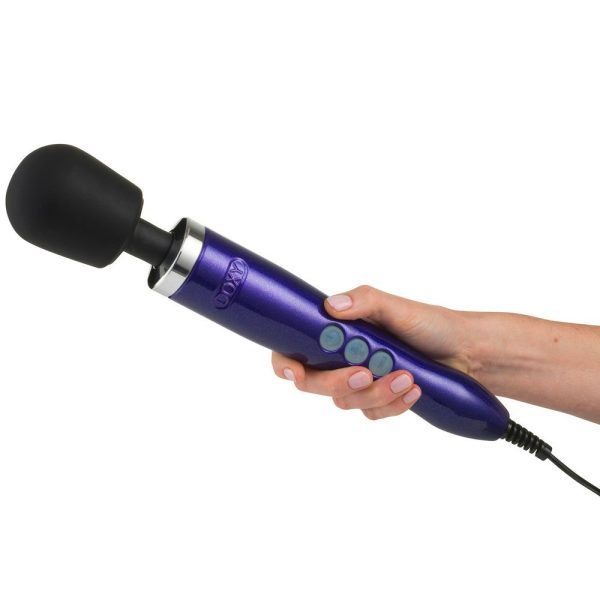 Doxy Die Cast Wand Massager PURPLE UK Plug - Image 5