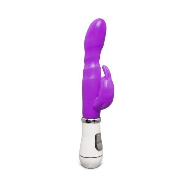 Slim G-Spot Twelve Speed Rabbit Vibrator Purple - Image 2