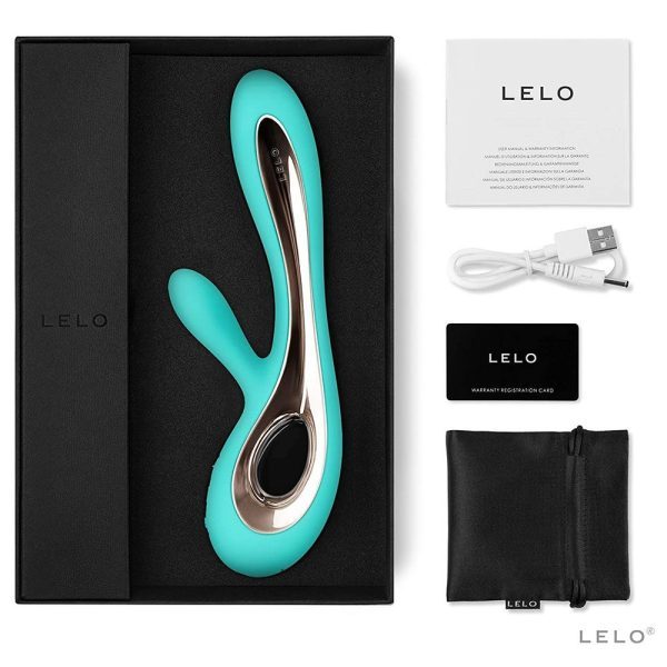 Lelo Soraya 2 Dual Rabbit Vibrator Aqua - Image 4