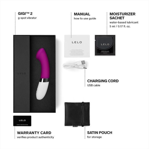 Lelo Gigi 2 Deep Rose G Spot Vibrator - Image 4