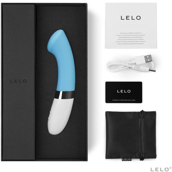 Lelo Gigi 2 Turquoise Blue G Spot Vibrator - Image 4