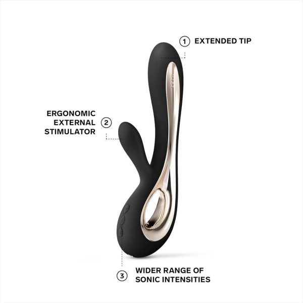 Lelo Soraya 2 Dual Rabbit Vibrator Black - Image 6