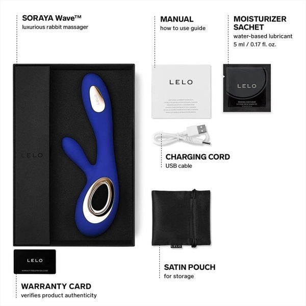 Lelo Soraya Wave Dual Action Vibrator Midnight Blue - Image 5