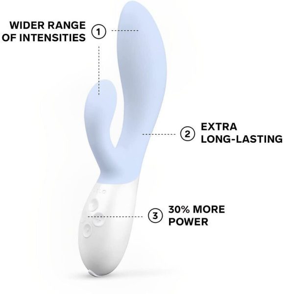 Lelo Ina 3 Dual Action Massager Seafoam - Image 3