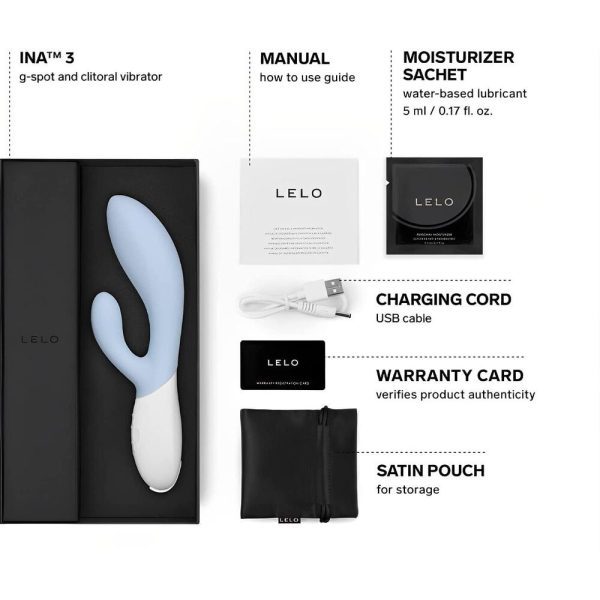 Lelo Ina 3 Dual Action Massager Seafoam - Image 4