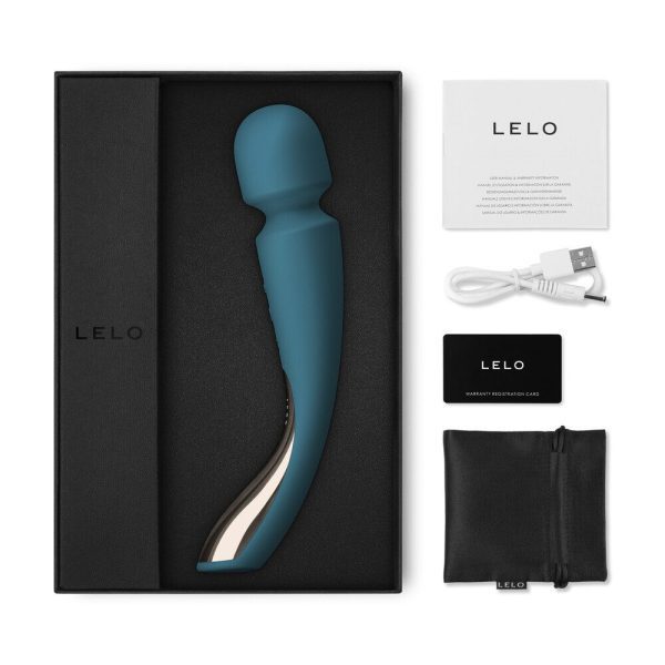Lelo Smart Wand 2 Med Ocean Blue - Image 5