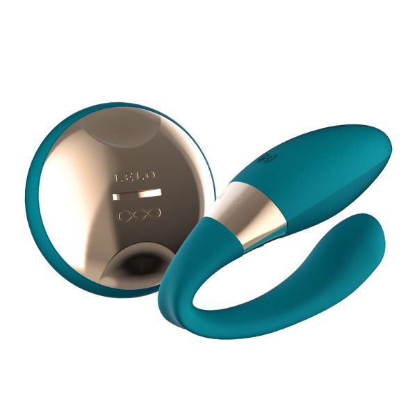 Lelo Tiani Duo Couples Massager Ocean Blue - Image 5