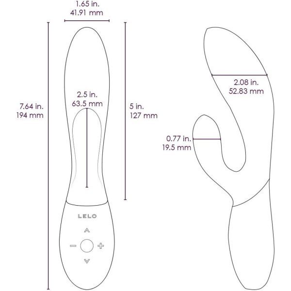 Lelo Ina Wave 2 Luxury Rechargeable Vibe Plum - Image 5