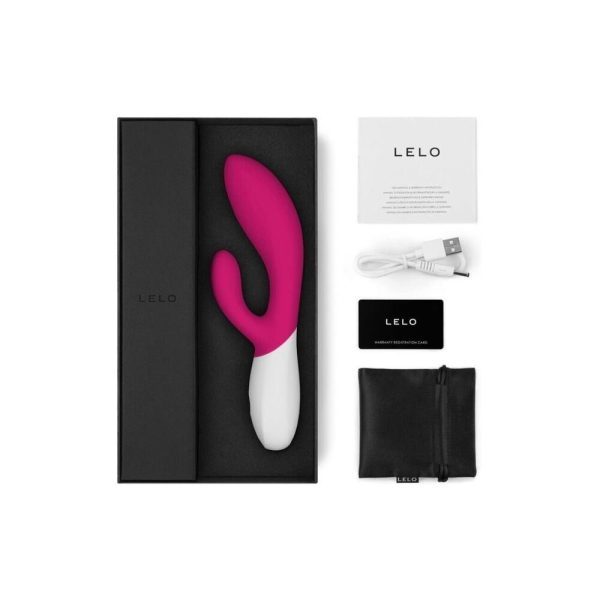 Lelo Ina Wave 2 Luxury Rechargeable Vibe Cerise - Image 3