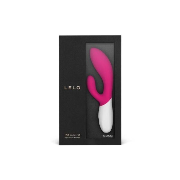 Lelo Ina Wave 2 Luxury Rechargeable Vibe Cerise - Image 4