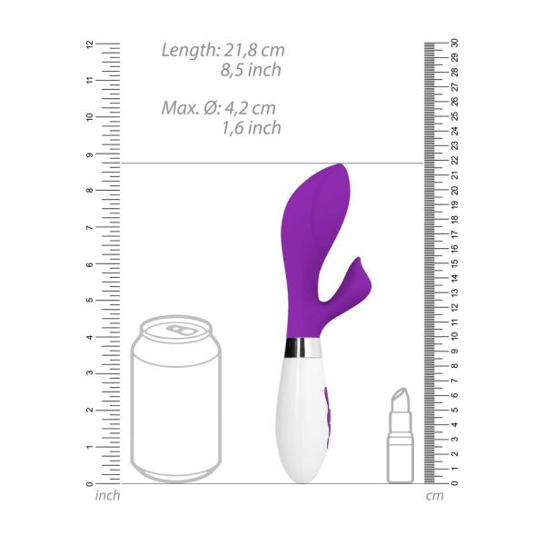 Achelois Rechargeable Vibrator Purple - Image 4