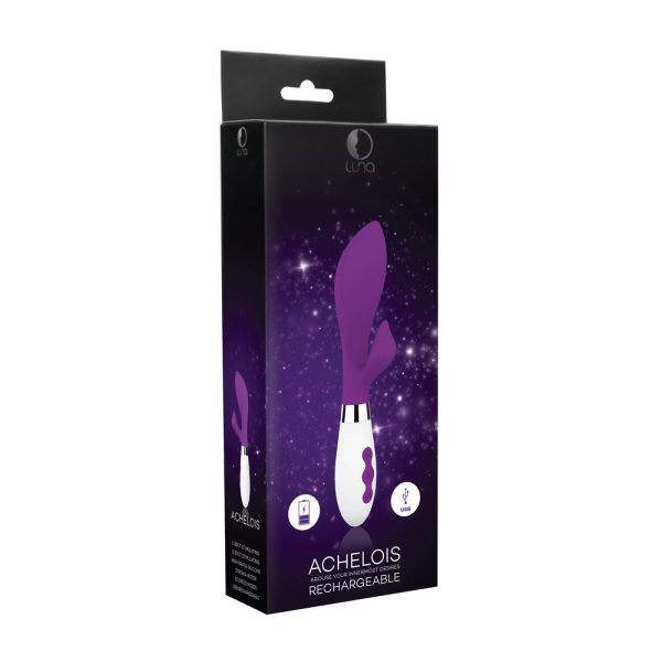Achelois Rechargeable Vibrator Purple - Image 5