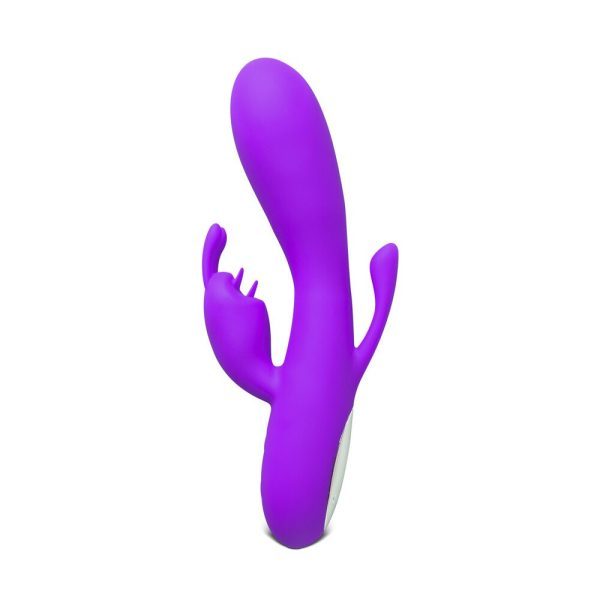 Double Bunny 12 speed Silicone Vibe Purple - Image 2