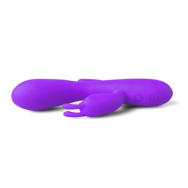 Double Bunny 12 speed Silicone Vibe Purple - Image 4