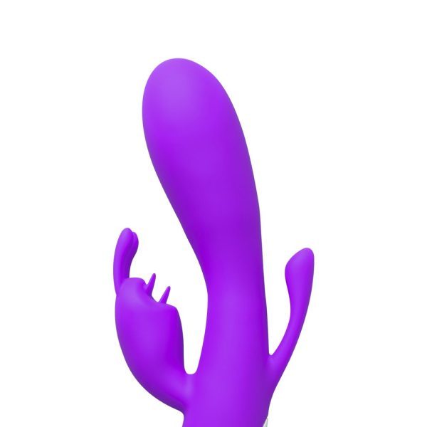 Double Bunny 12 speed Silicone Vibe Purple - Image 5
