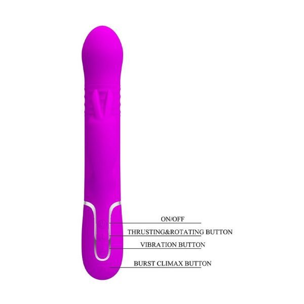Pretty Love Coale Rechargeable Rabbit Vibrator - Image 4