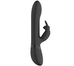 Vive Amoris Black Rabbit Vibrator With Stimulating Beads