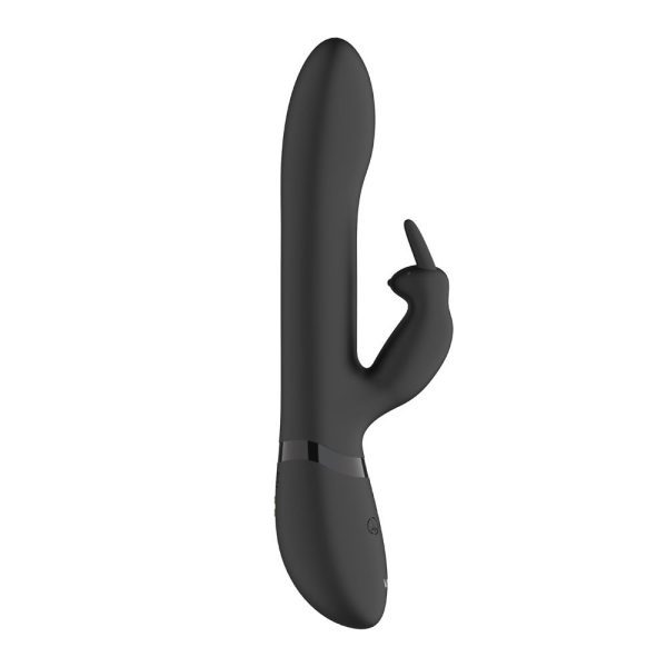 Vive Amoris Black Rabbit Vibrator With Stimulating Beads - Image 3