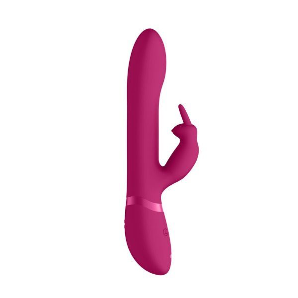 Vive Amoris Pink Rabbit Vibrator With Stimulating Beads - Image 3