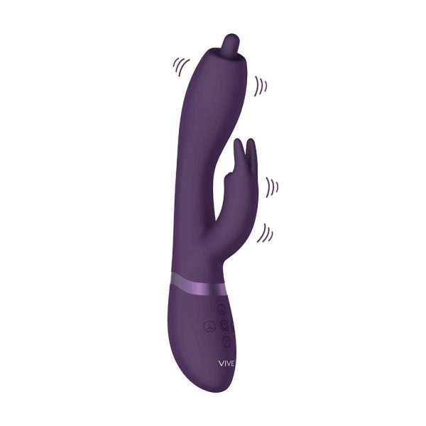 Vive Nilo Purple Pinpoint Rotating G Spot Rabbit - Image 5