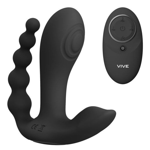 Vive Kata Double Penetrator Vibrator Black - Image 2