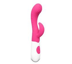 Silicone Dual Motors G-Spot Vibrator Pink